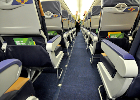 Southwest Airlines Green Plane Aircraft Interiors