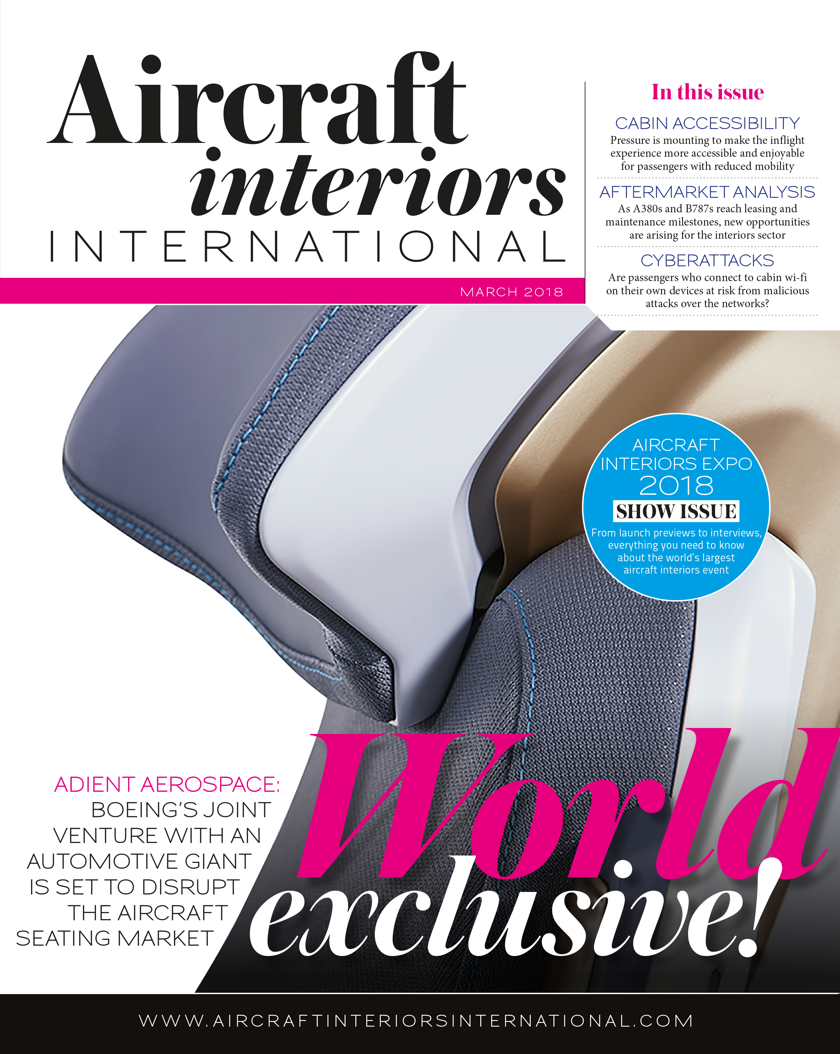 In This Issue March 2018 Aircraft Interiors International