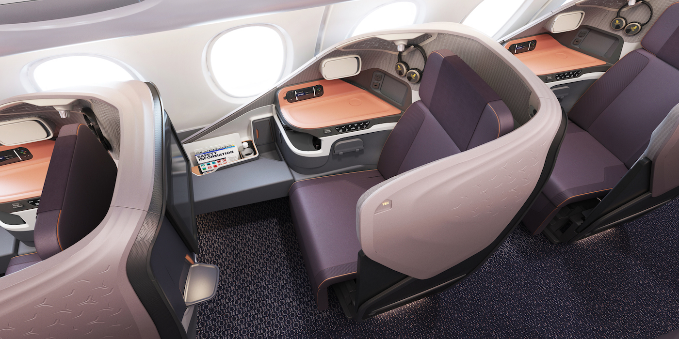 Singapore Airlines Revised A380 Business Class Aircraft