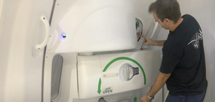 WestJet has commissioned Dubai-based cabin crew training simulator supplier, Spatial to manufacture a Boeing 787 Dreamliner door trainer