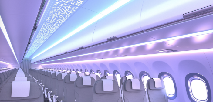 Partner FACC manufactures stowages, ceiling panels and entrance areas for the A320 Airspace cabin