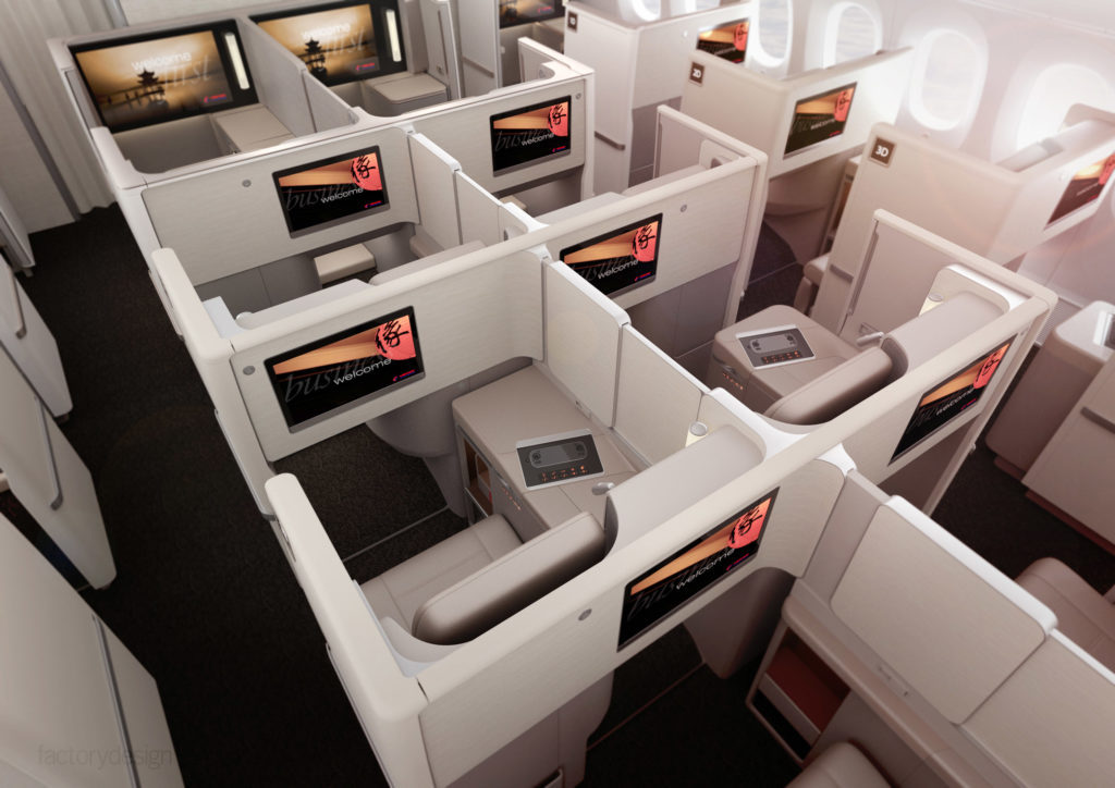 shanghai airlines 787 first class