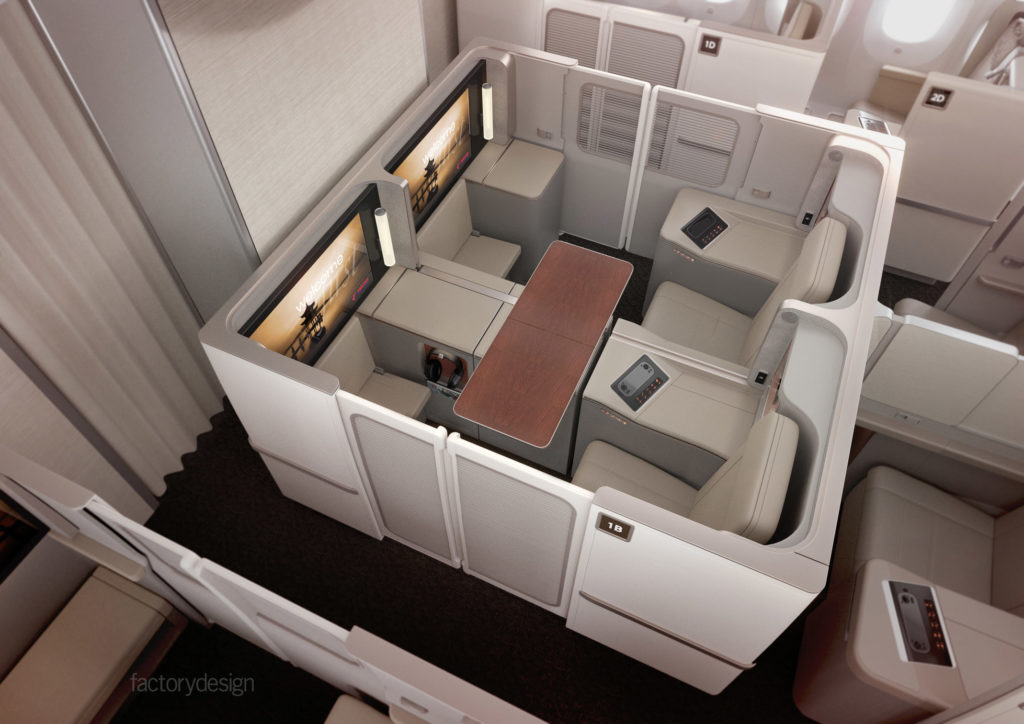 Shanghai Airlines first class