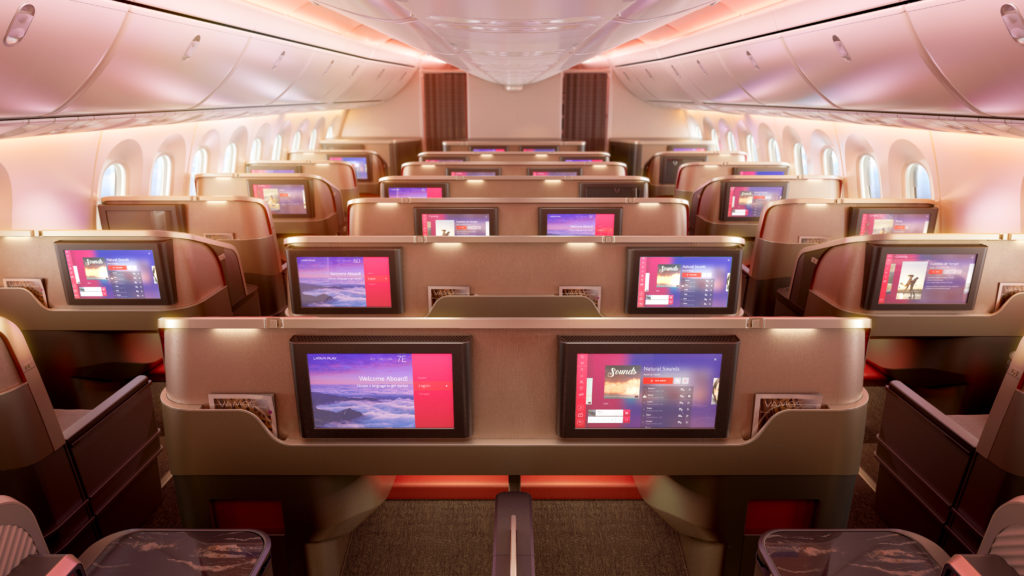 LATAM Business Class cabin