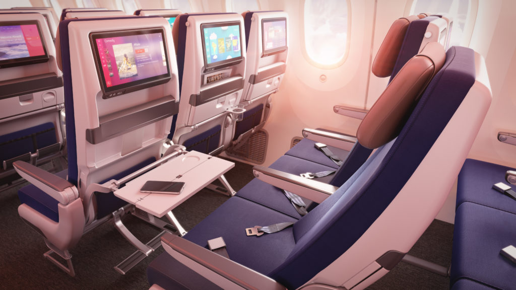 Recaro seats LATAM economy