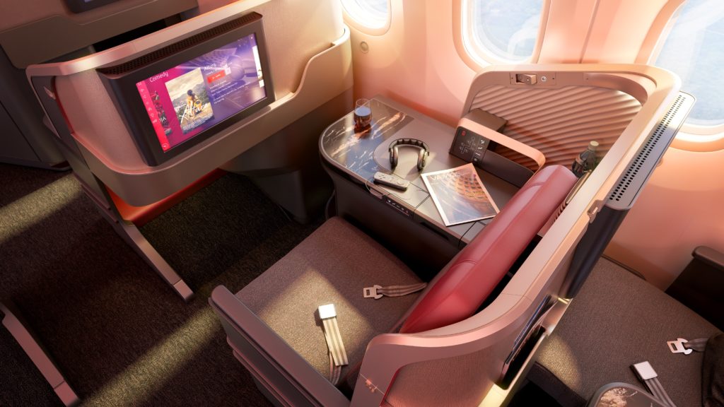 LATAM Business Class cabin
