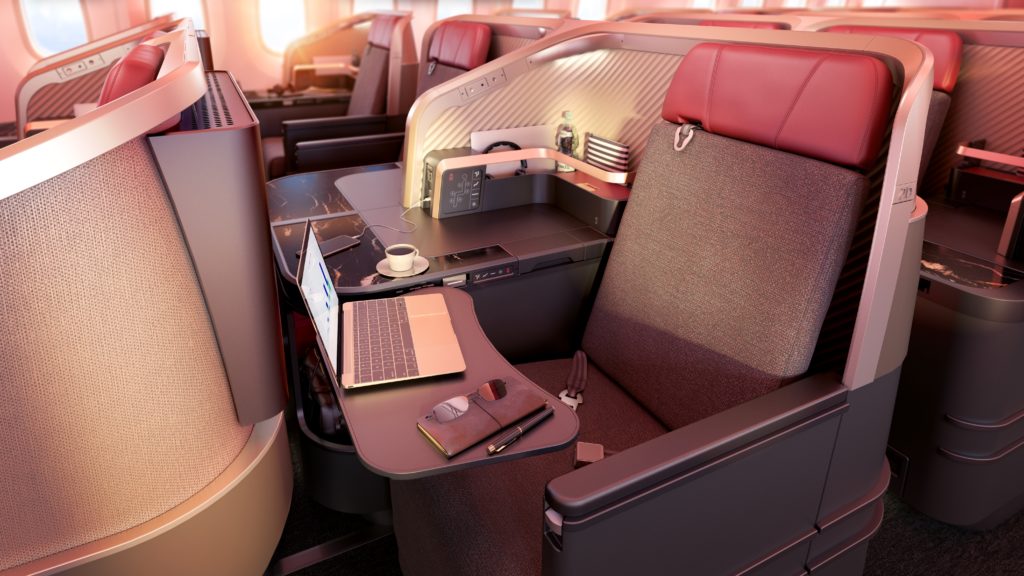 LATAM Business Class cabin