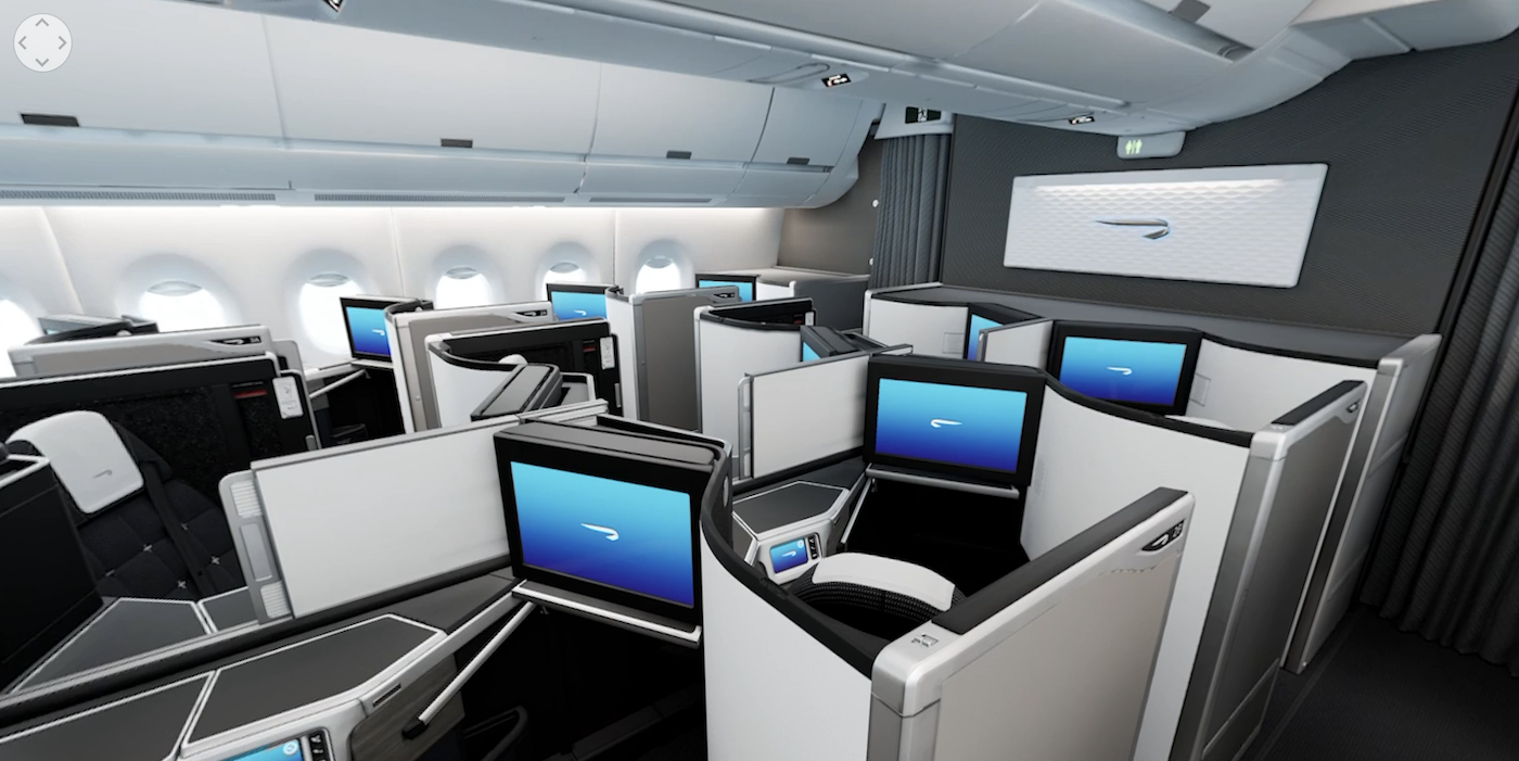 Explore BA's A350 Club World cabin in 360° - Aircraft Interiors ...