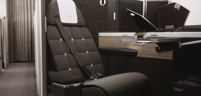 British (Airways) understatement. The high-quality seat will be trimmed in luxurious textiles with pale wood trim