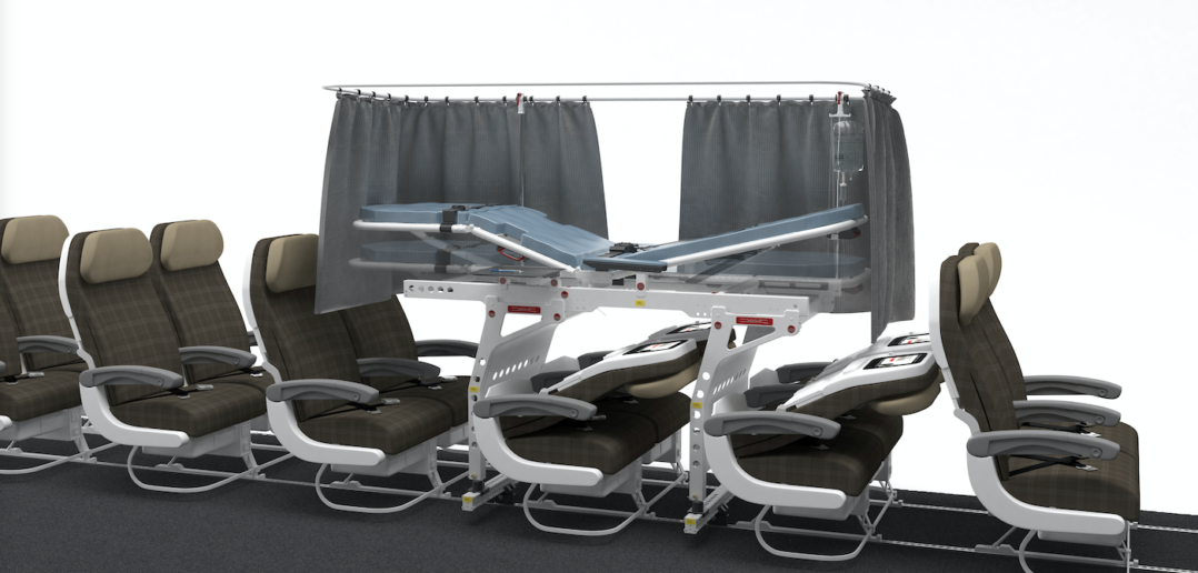 Airline stretcher certified for Boeing 78710 Aircraft Interiors