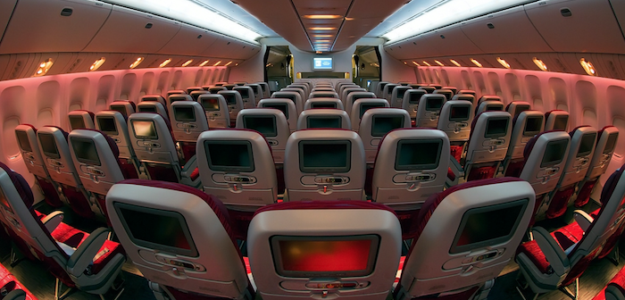 The outgoing economy seats on Qatar Airways' B777s
