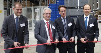 From left to right: Joachim Ley, EVP of supply chain, RAS; Hermann-Josef Pelgrim, Mayor of Schwäbisch Hall; Martin Putsch, CEO of Recaro Group; Dr Mark Hiller, CEO of RAS