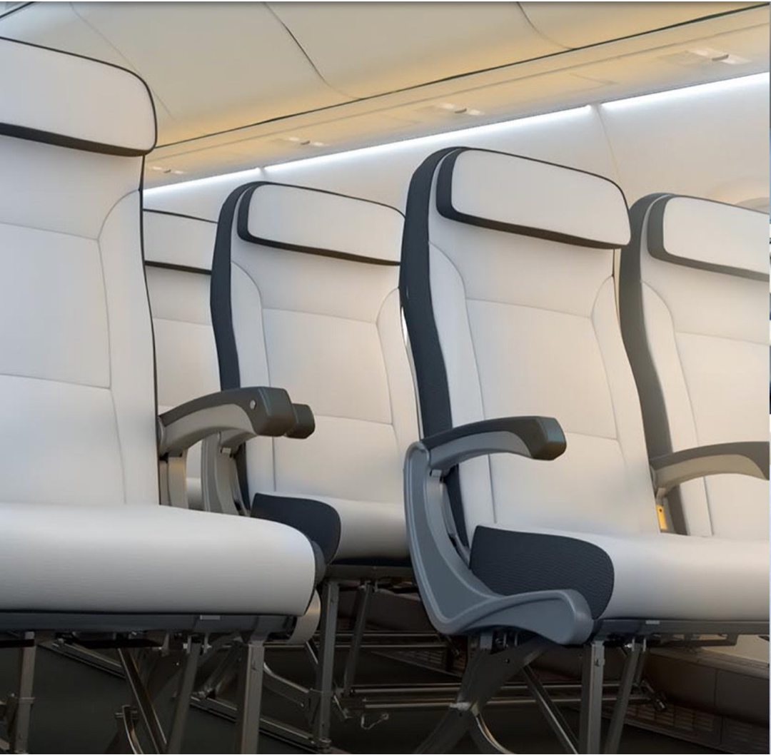 The SpaceJet M100 economy class seat