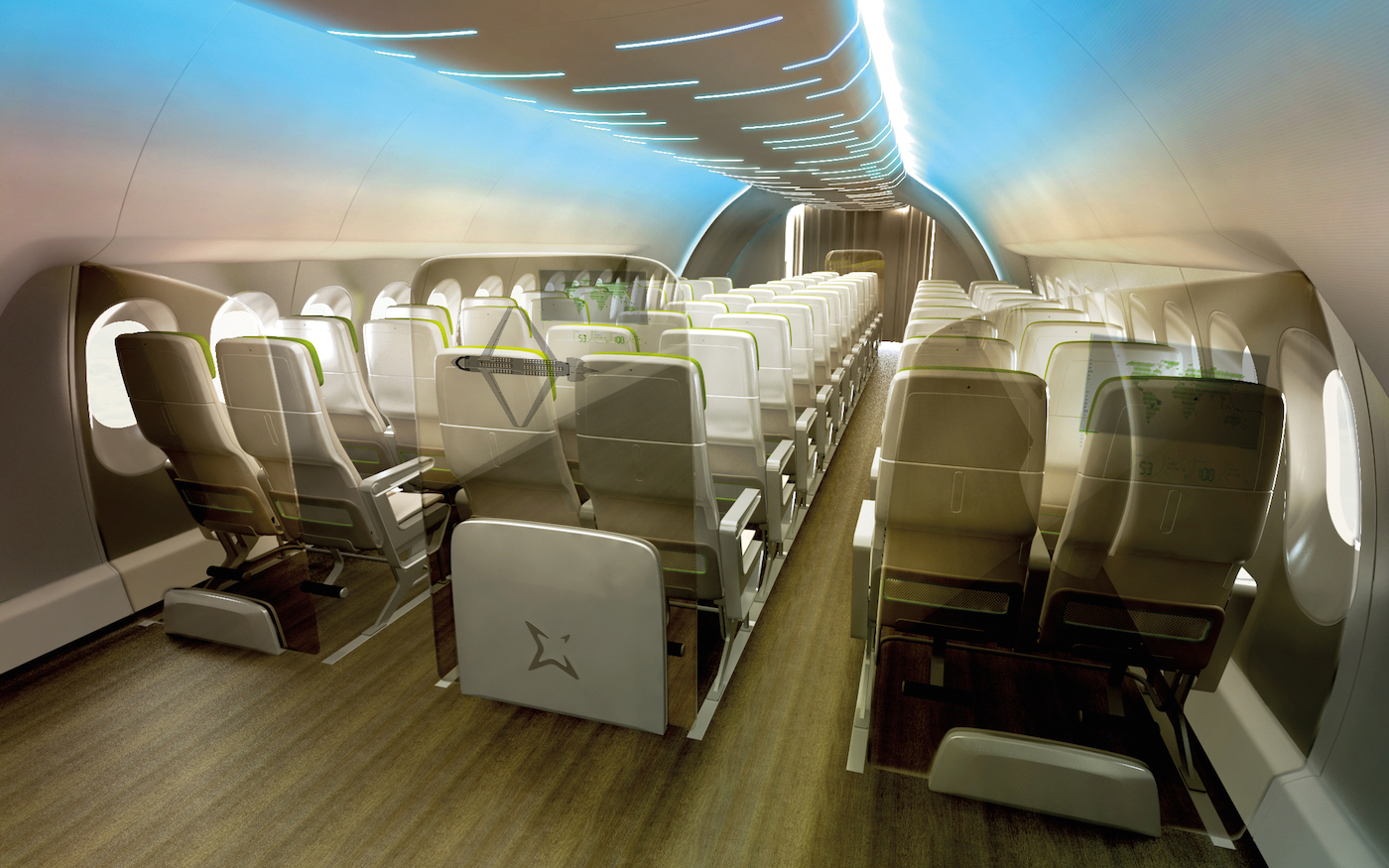 The Middle Of Market Airplane Aircraft Interiors