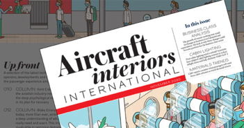 The cover of the november 2020 issue of aircraft interiors international magazine