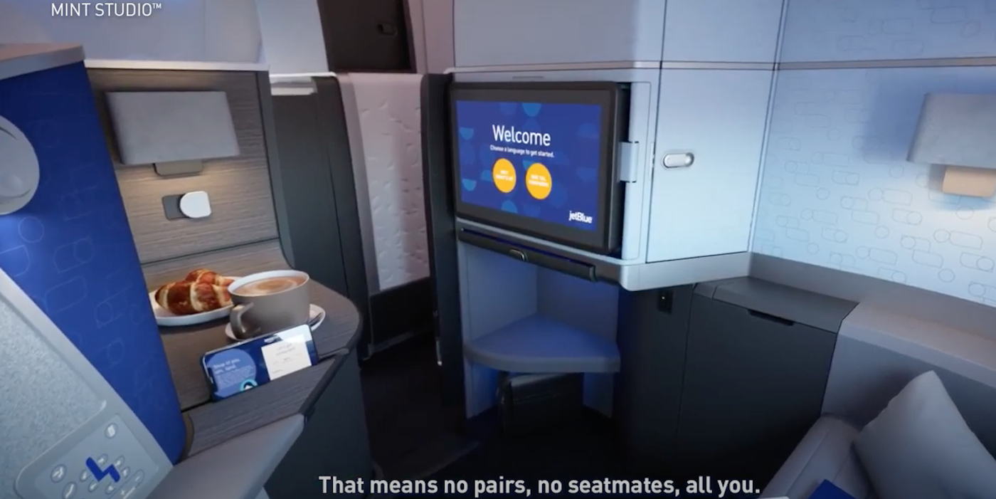 Settle into JetBlue's Mint suite Aircraft Interiors International
