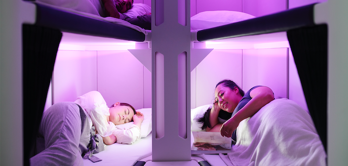 Sleep lab: Air New Zealand’s innovative 2024 cabins