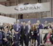 the safran team on their stand at aircraft interiors expo 2022