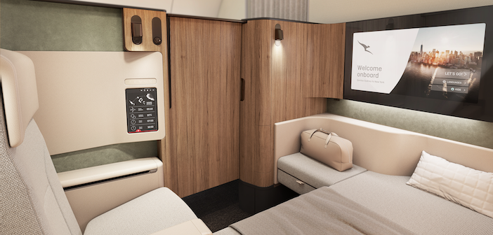 Qantas A350 first class suite