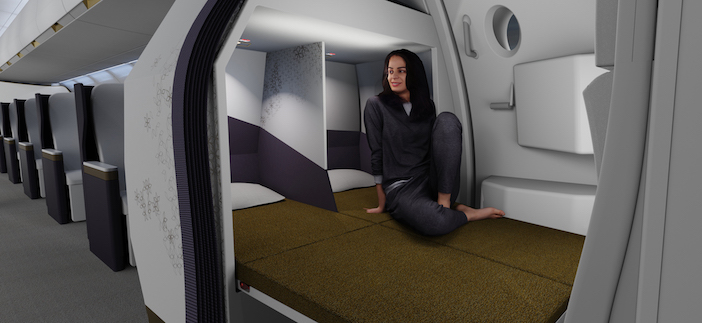 Diehl crew rest for narrowbody aircraft