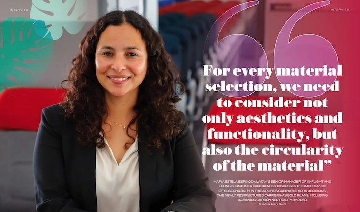 aircraft interiors march 2023 latam interview article