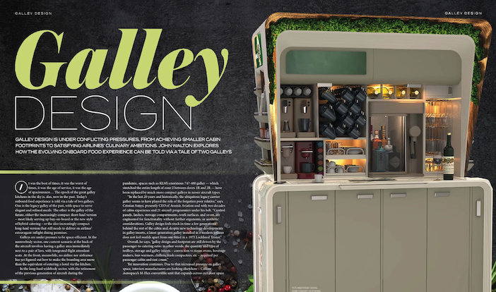 aircraft interiors march 2023 galley design article