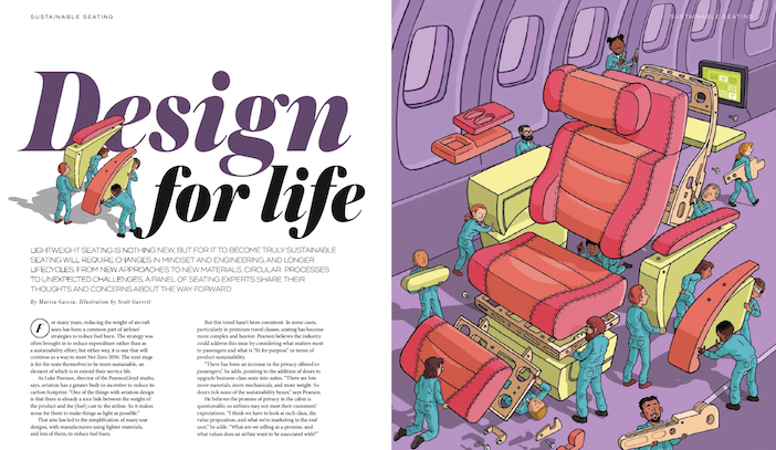 aircraft interiors march 2023 sustainable seat design article