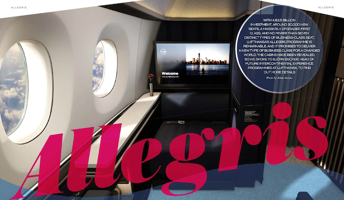 lufthansa allegris first class aircraft interiors